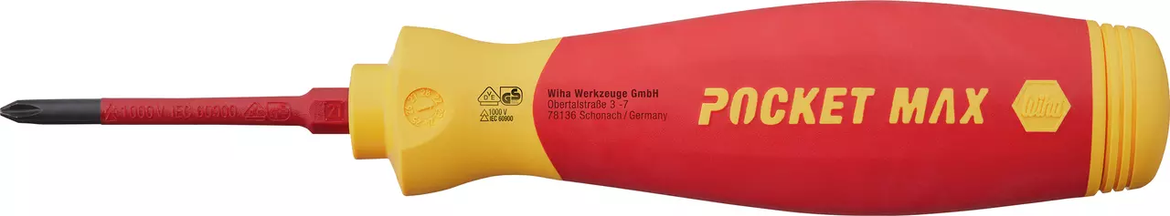 Wiha PocketMax electric Schraubendreher mit Bitmagazin