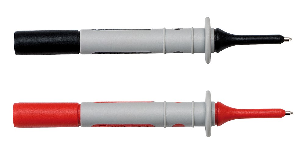 C.A 2 Messleitungen mit 4 mm Winkel-Stecker und 2 mm Prüfspitzen