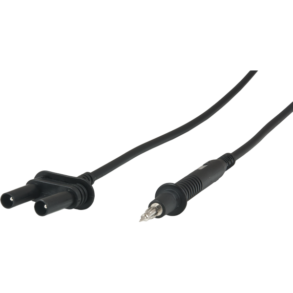 Safetytest Prüfsonde 5 m 2pol mit Prüfspitze 4 mm schwarz