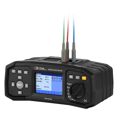 PCE-ITE 55B Installationstester für RCD Typ A/AC/B/B+/F