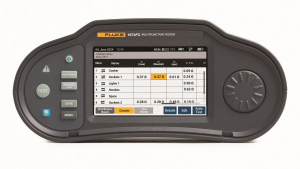 Fluke Multifunktions-Installationstester Fluke 1674 FC SCH Kit