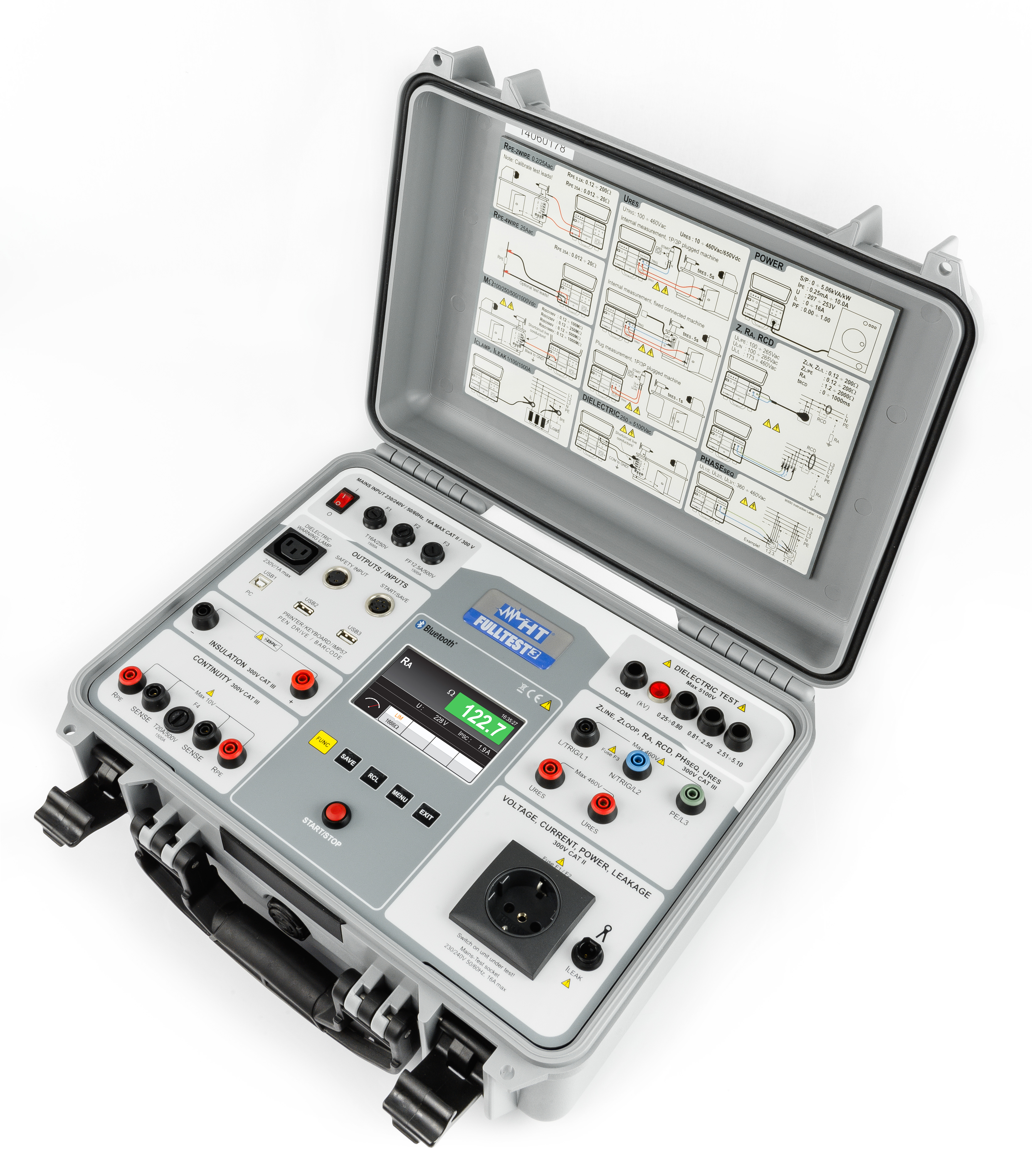 HT Instruments Fulltest 3 Maschinen und Anlagenprüfgerät 