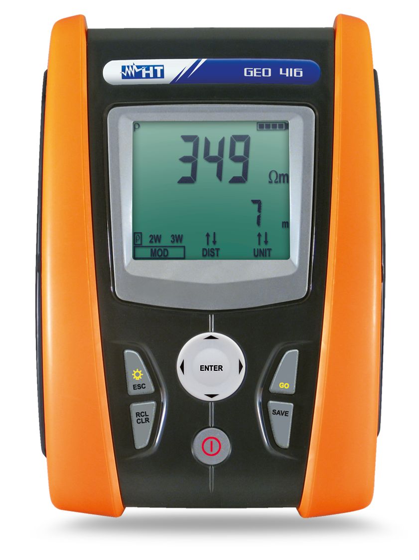 HT Instruments GEO416 digitaler Erdwiderstandsprüfer