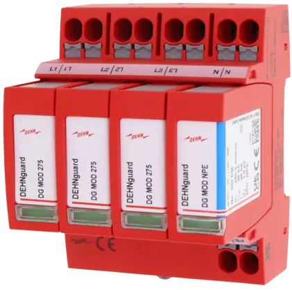 Dehn Überspannungsableiter Typ 2 DEHNguard MP 4-polig Uc 275V für TT- und TNS-Systeme