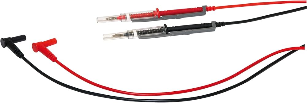 C.A Messleitung mit Prüfspitze IP2X Winkelstecker