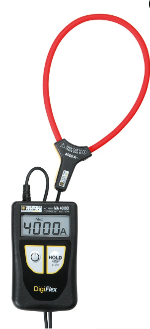C.A MA4000D-1000 Digitales TRMS-Amperemeter mit flexiblem Stromwandler