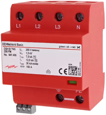 Dehn anwendungsoptimierter Kombi-AbleiterDEHNshield TNS Basic FM